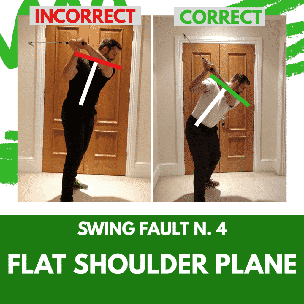 Swing Fault 4 - Flat Shoulder Plane