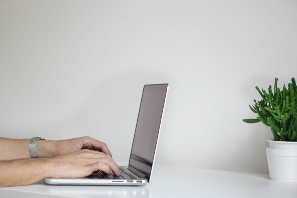 A computer set up for Telehealth consultations